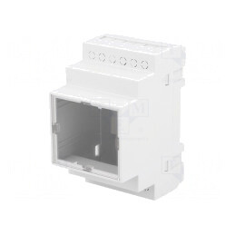 Carcasă DIN ABS Gri 90x52x65mm UL94V-0 | Electronic-mag.ro | Componente Electronice