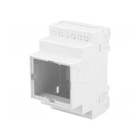 Carcasă DIN ABS Gri 90x52x65mm UL94V-0 | Electronic-mag.ro | Componente Electronice