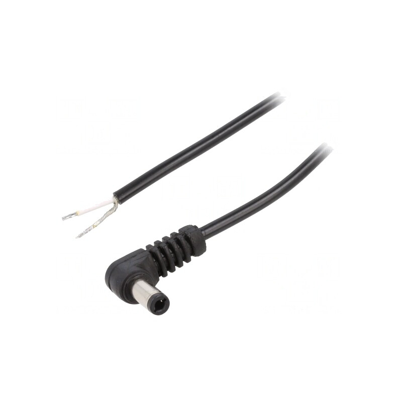 Cablu DC 5,5/2,5 cu Mufă în Unghi Negru 1,5m | Electronic-mag.ro | Componente Electronice Cablu DC 5,5/2,5 cu Mufă în Unghi Negru 1,5m | Electronic-mag.ro | Componente Electronice