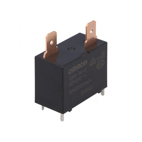 Releu Electromagnetic 12VDC SPST-NO G4A PCB | Electronic-mag.ro | Componente Electronice
