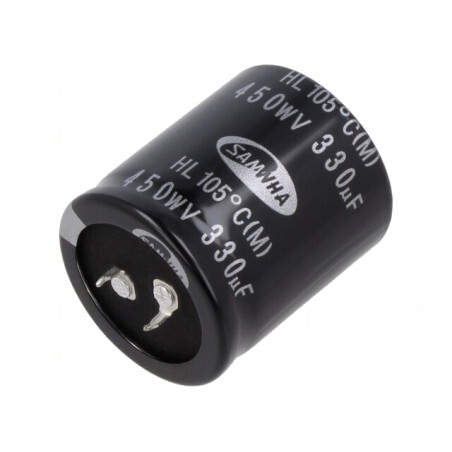 Condensator Electrolitic 330uF 450V 35x40mm | Electronic-mag.ro | Componente Electronice
