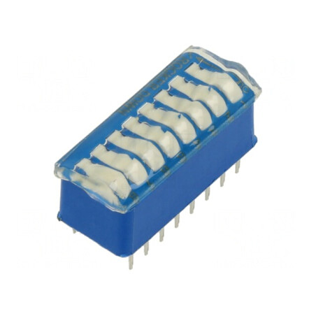 Comutator DIP 2 Pozitii ON-OFF 1A 40VDC | Electronic-mag.ro | Componente Electronice