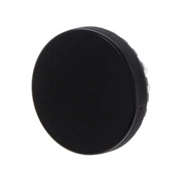 Lentilă Buton 22mm Neagră Plastic | Electronic-mag.ro | Componente Electronice
