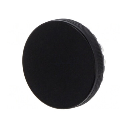 Lentilă Buton 22mm Neagră Plastic | Electronic-mag.ro | Componente Electronice
