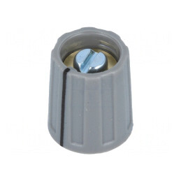 Buton Rotativ Negru cu Indicator ABS 6mm | Electronic-mag.ro | Componente Electronice