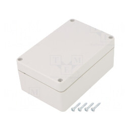 Carcasă universală ABS gri deschis 70x105x45mm | Electronic-mag.ro | Componente Electronice