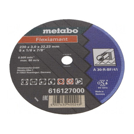 Disc de tăiere oțel 230mm 22,2mm 3mm | Electronic-mag.ro | Componente Electronice