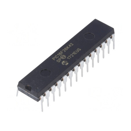 Microcontroler PIC18 64kB 64MHz 2,3-5,5V DIP28 | Electronic-mag.ro | Componente Electronice