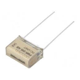 Condensator de Hârtie X2 250nF 125VAC THT | Electronic-mag.ro | Componente Electronice