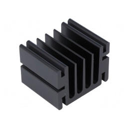 Radiator TO220 Negru 37,5x46x33mm | Electronic-mag.ro | Componente Electronice