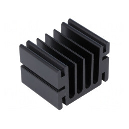 Radiator TO220 Negru 37,5x46x33mm