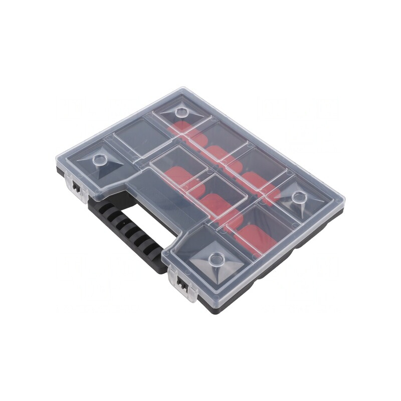 Container cu Partiții Polipropilenă 195x155x35mm | Electronic-mag.ro | Componente Electronice