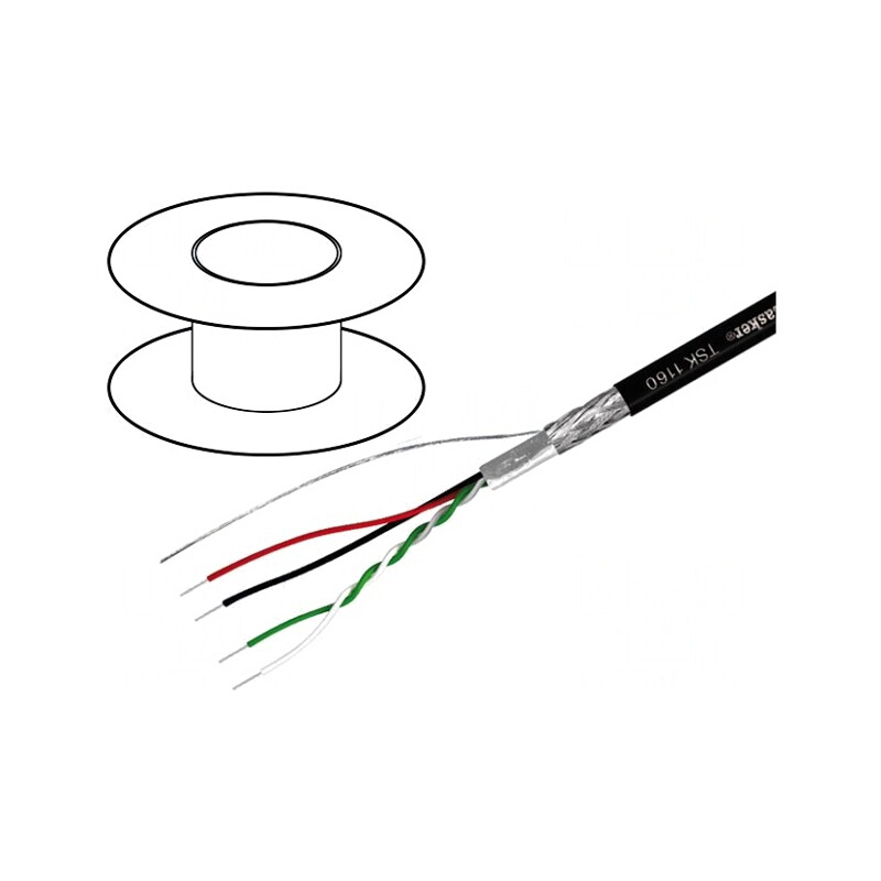 Cablu USB 2.0 FirestoP® 1x2x0.14mm² și 2x0.22mm² | Electronic-mag.ro | Componente Electronice