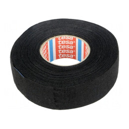Bandă Textilă Auto Neagră 25mm x 15m | Electronic-mag.ro | Componente Electronice
