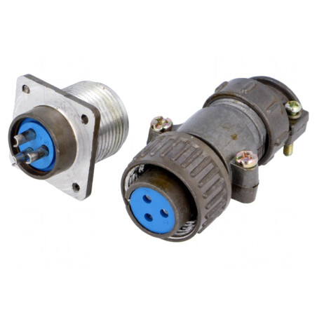 Conector Circular Soclu Mufă 3 Pin 5A | Electronic-mag.ro | Componente Electronice