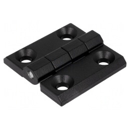 Balama neagră din aluminiu și zinc 40mm | Electronic-mag.ro | Componente Electronice