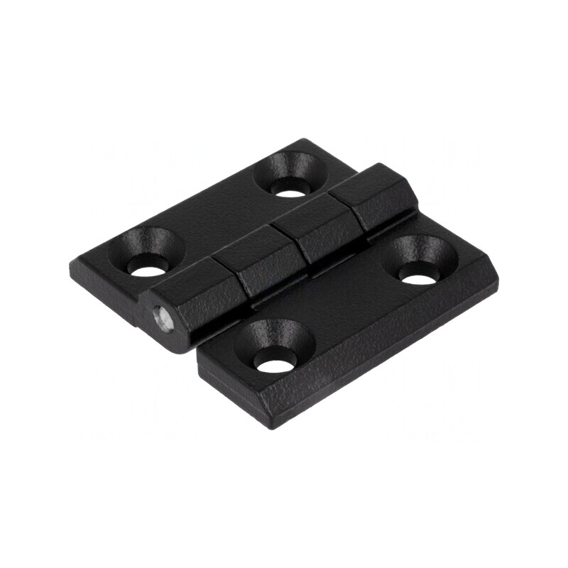 Balama neagră din aluminiu și zinc 40mm | Electronic-mag.ro | Componente Electronice Balama neagră din aluminiu și zinc 40mm | Electronic-mag.ro | Componente Electronice