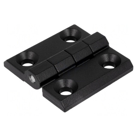 Balama neagră din aluminiu și zinc 40mm | Electronic-mag.ro | Componente Electronice