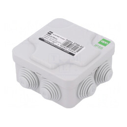 Cutie de conexiuni IP55 gri 102x102x47 mm | Electronic-mag.ro | Componente Electronice
