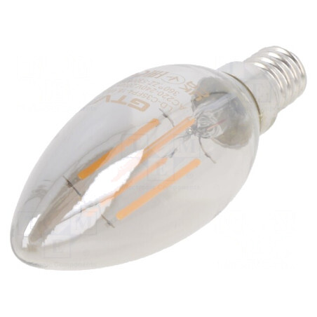 Lampă LED gri E14 4W 1800K | Electronic-mag.ro | Componente Electronice