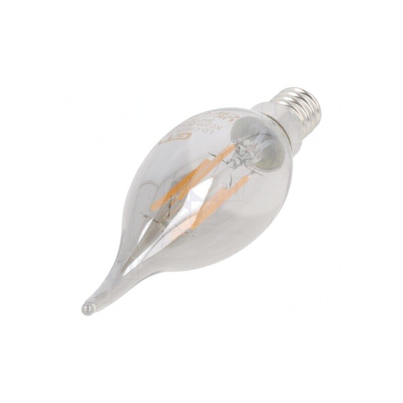 Lampă LED gri E14 4W 200lm 1800K | Electronic-mag.ro | Componente Electronice