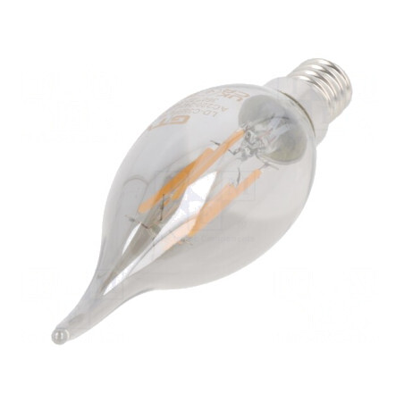 Lampă LED gri E14 4W 200lm 1800K | Electronic-mag.ro | Componente Electronice