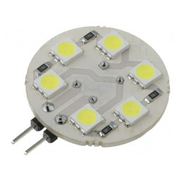 LED albă 1,44W 96lm 12V G4