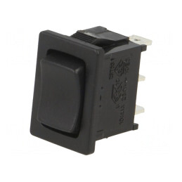 Comutator Balansier SP3T 10A/24VDC Negru | Electronic-mag.ro | Componente Electronice