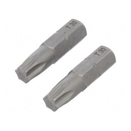 Capăt de şurubelniţă Torx TX30 25mm 2buc | Electronic-mag.ro | Componente Electronice