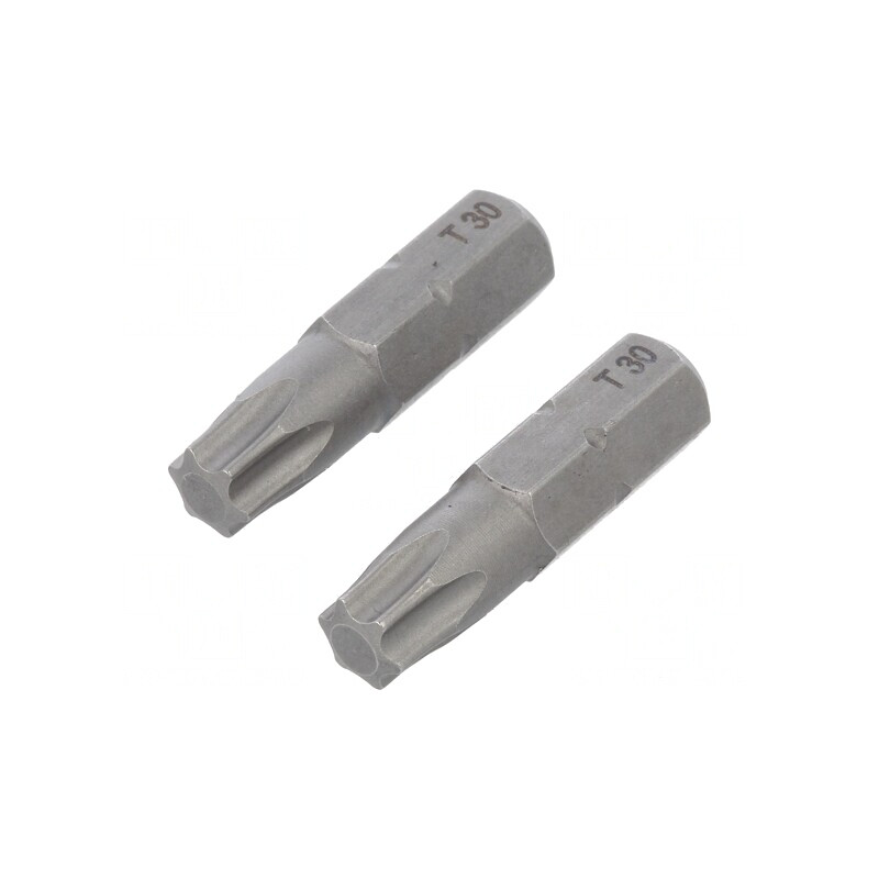Capăt de şurubelniţă Torx TX30 25mm 2buc | Electronic-mag.ro | Componente Electronice