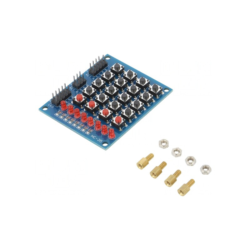 Buton Modul 61x25x12mm Arduino 20 Butoane | Electronic-mag.ro | Componente Electronice