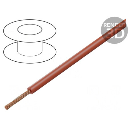 Cablu Electric FLRYW-B 10mm2 Roșu 100m | Electronic-mag.ro | Componente Electronice