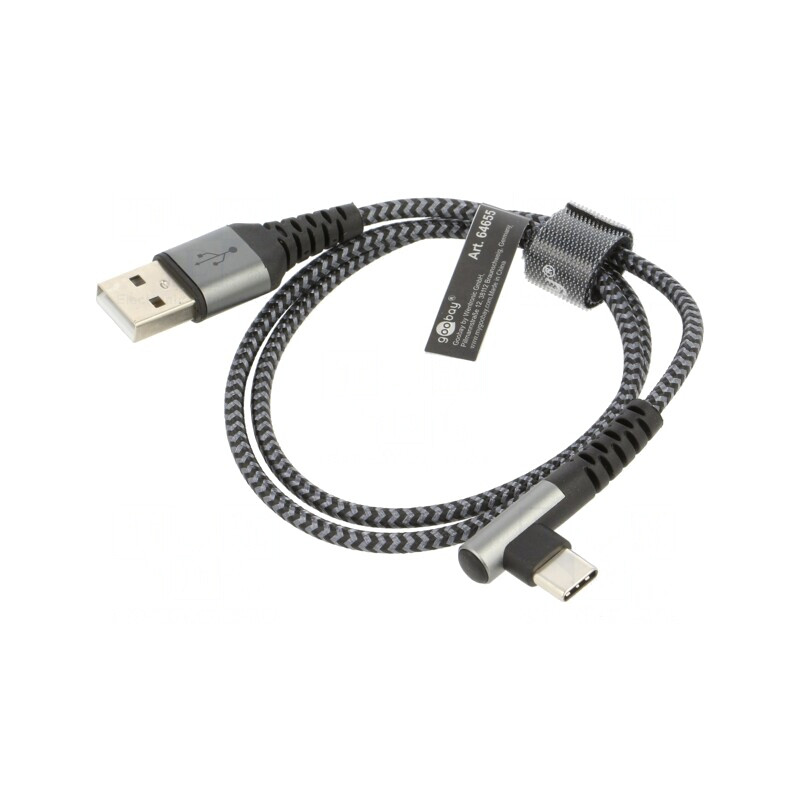 Cablu USB 2.0 USB A la USB C în unghi 0,5m | Electronic-mag.ro | Componente Electronice Cablu USB 2.0 USB A la USB C în unghi 0,5m | Electronic-mag.ro | Componente Electronice