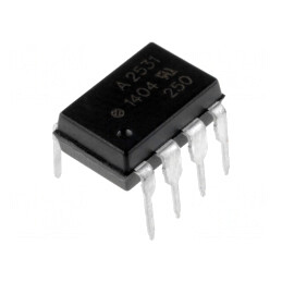 Optocuplor; THT; Ch: 2; OUT: tranzistori; 3,75kV; 1Mbps; DIP8
