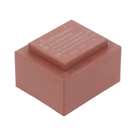 Transformator încapsulat 3.2VA 230V 9V PCB | Electronic-mag.ro | Componente Electronice