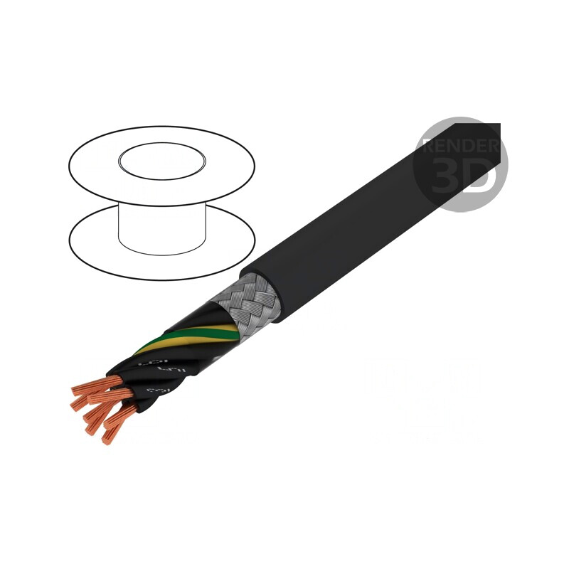 Cablu ÖLFLEX Classic 115 CY 7x0.5mm² PVC Negru 300/500V | Electronic-mag.ro | Componente Electronice Cablu ÖLFLEX Classic 115 CY 7x0.5mm² PVC Negru 300/500V | Electronic-mag.ro | Componente Electronice