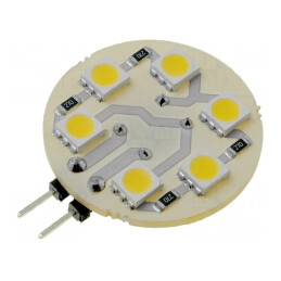 LED alb cald G4 1,44W 84lm 12VDC | Electronic-mag.ro | Componente Electronice