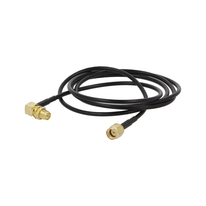 Cablu Coaxial RP-SMA 50Ω 0,5m Negru în Unghi | Electronic-mag.ro | Componente Electronice Cablu Coaxial RP-SMA 50Ω 0,5m Negru în Unghi | Electronic-mag.ro | Componente Electronice