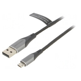 Cablu USB 2.0 A la Micro B Reversibil 1m