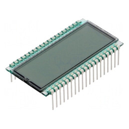 Afişaj LCD 7 Segmente 8 Digiți STN Pozitiv -40÷90°C | Electronic-mag.ro | Componente Electronice