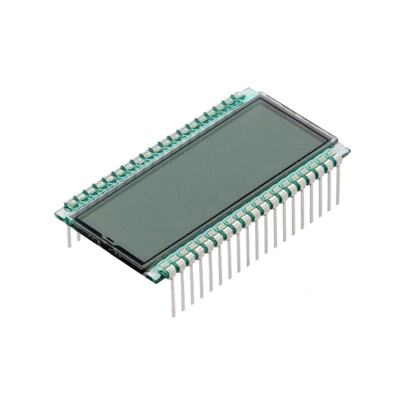 Afişaj LCD 7 Segmente 8 Digiți STN Pozitiv -40÷90°C | Electronic-mag.ro | Componente Electronice