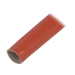 Manșon Electroizolant Fibră de Sticlă Cărămiziu 60-250°C | Electronic-mag.ro | Componente Electronice