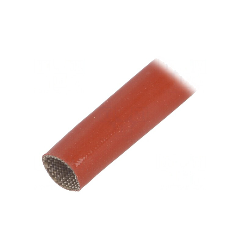 Manșon Electroizolant Fibră de Sticlă Cărămiziu 60-250°C | Electronic-mag.ro | Componente Electronice