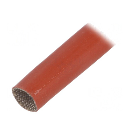 Manșon Electroizolant Fibră de Sticlă Cărămiziu 60-250°C | Electronic-mag.ro | Componente Electronice