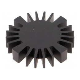 Radiator LED Negru 50mm x 10mm 2,3K/W | Electronic-mag.ro | Componente Electronice