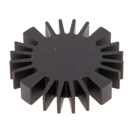Radiator LED Negru 50mm x 10mm 2,3K/W | Electronic-mag.ro | Componente Electronice