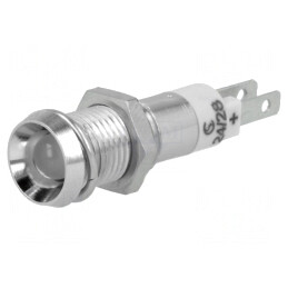 Lampa LED de control concavă albă 24-28V IP67 | Electronic-mag.ro | Componente Electronice