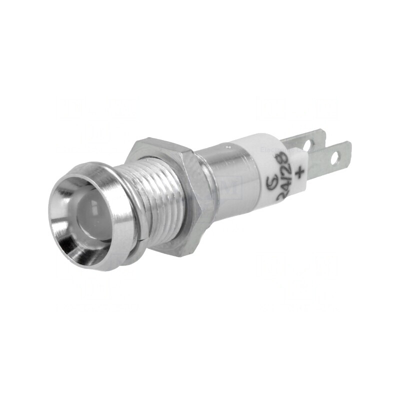 Lampa LED de control concavă albă 24-28V IP67 | Electronic-mag.ro | Componente Electronice Lampa LED de control concavă albă 24-28V IP67 | Electronic-mag.ro | Componente Electronice