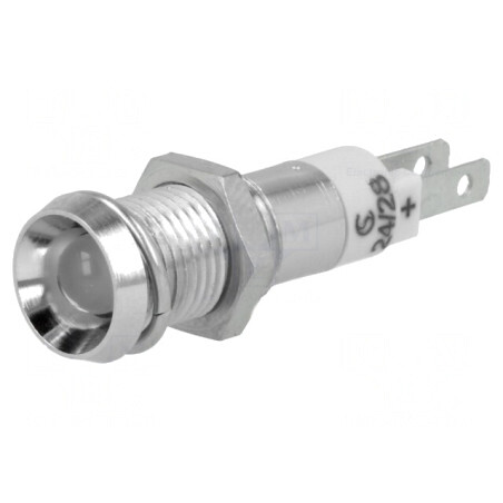 Lampa LED de control concavă albă 24-28V IP67 | Electronic-mag.ro | Componente Electronice
