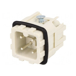 Conector HDC Inserturi Contact Tată 4 3 PE 10A | Electronic-mag.ro | Componente Electronice